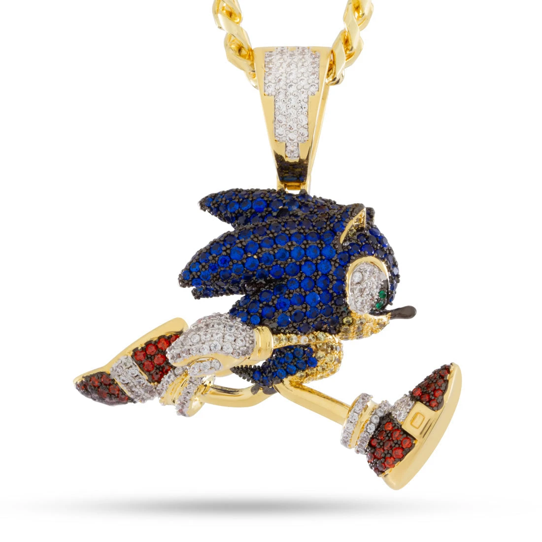 Sonic The Hedgehog X King Ice - Fast Sonic Necklace 1 Sonic The Hedgehog X King Ice - Fast Sonic Necklace