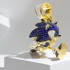 Sonic The Hedgehog X King Ice - Fast Sonic Necklace 8 Sonic The Hedgehog X King Ice - Fast Sonic Necklace -King Ice sonic x king ice fast sonic necklace 14k gold 1 9 king ice 33135113568431