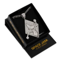 Space Jam X King Ice - Daffy Duck Necklace -King Ice space jam x king ice daffy duck necklace king ice 30522953105583
