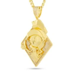 Space Jam X King Ice - Marvin The Martian Necklace