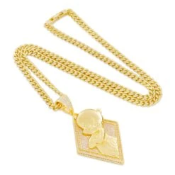 Space Jam X King Ice - Porky Pig Necklace 11 Space Jam X King Ice - Porky Pig Necklace -King Ice space jam x king ice porky pig necklace king ice 30535214530735