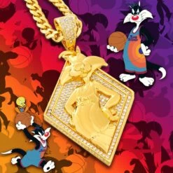 Space Jam X King Ice - Sylvester The Cat Necklace 13 Space Jam X King Ice - Sylvester The Cat Necklace -King Ice space jam x king ice sylvester the cat necklace king ice 30593020330159
