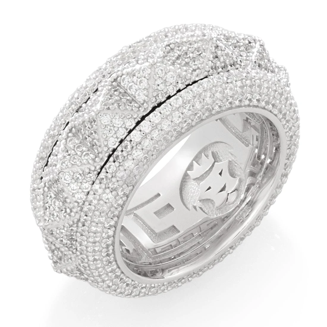 Spike-Studded Icy Spinner Ring 3 Spike-Studded Icy Spinner Ring - Image 3