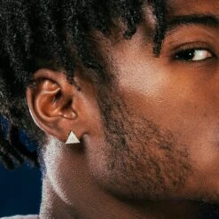 Trinus Earrings -King Ice sterling silver trinus earrings king ice 32248939839663