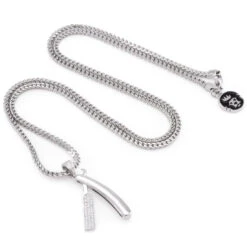 Straight RZR Barber Shop Necklace -King Ice straight rzr barber shop necklace king ice 14870669164598