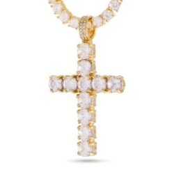 Tennis Cross Necklace
