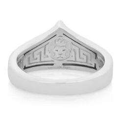Trillion-Cut Signet Ring -King Ice trillion cut signet ring king ice 33838476492975