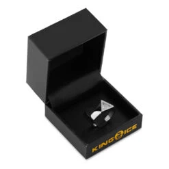 Trillion-Cut Signet Ring -King Ice trillion cut signet ring king ice 33838476624047