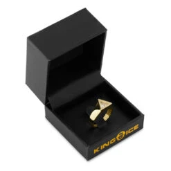 Trillion-Cut Signet Ring -King Ice trillion cut signet ring king ice 33838476689583