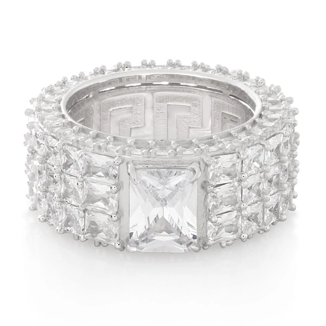 Triple-Row Signet Ring 7 Triple-Row Signet Ring - Image 7