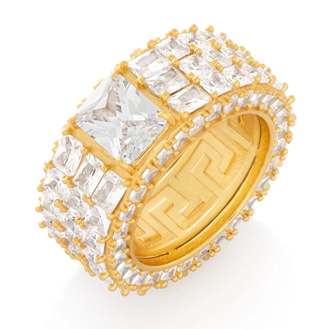 Triple-Row Signet Ring 1 Triple-Row Signet Ring