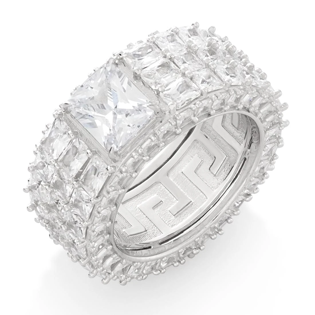 Triple-Row Signet Ring 5 Triple-Row Signet Ring - Image 5