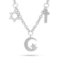 Unity Chain Of Abraham Necklace 12 Unity Chain Of Abraham Necklace -King Ice unity chain of abraham necklace white gold 1 3 king ice 30664805089455
