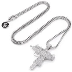 Uzi Necklace -King Ice uzi necklace king ice 30599491092655