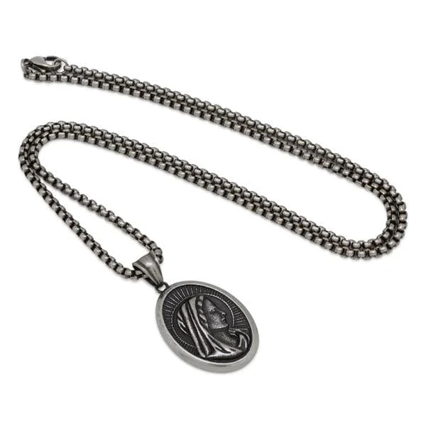 Virgin Mary Portrait Necklace 6 Virgin Mary Portrait Necklace - Image 6