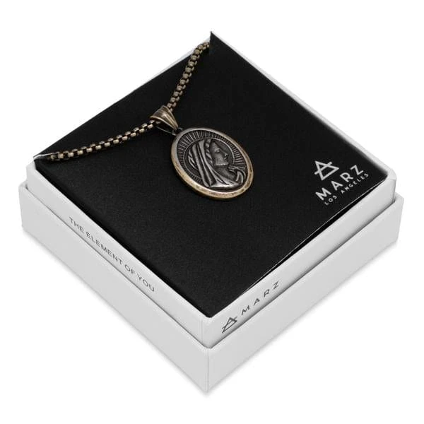 Virgin Mary Portrait Necklace 3 Virgin Mary Portrait Necklace - Image 3