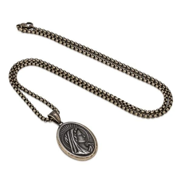 Virgin Mary Portrait Necklace 2 Virgin Mary Portrait Necklace - Image 2