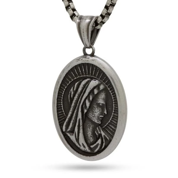 Virgin Mary Portrait Necklace 4 Virgin Mary Portrait Necklace - Image 4