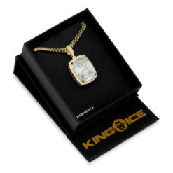 White Crown Julz Necklace -King Ice white crown julz necklace king ice 14879505023030