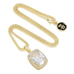 White Crown Julz Necklace -King Ice white crown julz necklace king ice 14879517147190