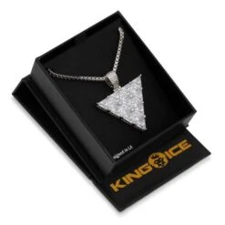 White Trinus Necklace -King Ice white trinus necklace king ice 14868088815670