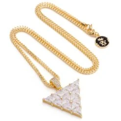White Trinus Necklace -King Ice white trinus necklace king ice 14891314577462
