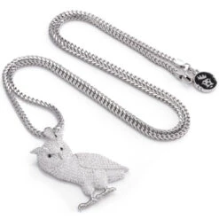 Wise Owl Necklace -King Ice wise owl necklace king ice 30554361823407
