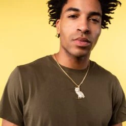 Wise Owl Necklace -King Ice wise owl necklace king ice 30559951585455