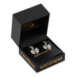 Wu-Tang X King Ice - 14mm Hanging Logo Earrings -King Ice wu tang x king ice 14mm wu tang hanging logo earrings king ice 36737250984111