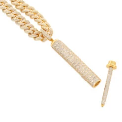 Wu-Tang X King Ice - Ice Pick Stash Necklace -King Ice wu tang x king ice ice pick stash necklace king ice 36398149042351