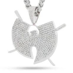 Wu-Tang X King Ice - Lyrical Swords Necklace -King Ice wu tang x king ice lyrical swords necklace white gold 2 3 king ice 36737326350511