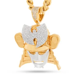 Wu-Tang X King Ice - Wu Samurai Necklace -King Ice wu tang x king ice wu samurai necklace 14k gold 2 6 king ice 36398590853295