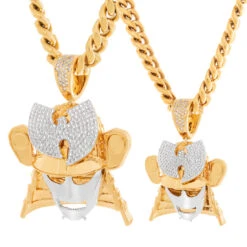 Wu-Tang X King Ice - Wu Samurai Necklace -King Ice wu tang x king ice wu samurai necklace king ice 36398591213743
