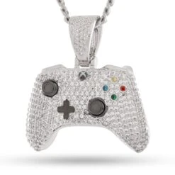 Xbox X King Ice - Controller Necklace -King Ice xbox x king ice controller necklace white gold 1 4 king ice 37722993524911
