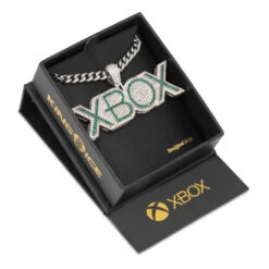 Xbox X King Ice - Emerald Xbox Necklace -King Ice xbox x king ice emerald xbox necklace king ice 30594485911727