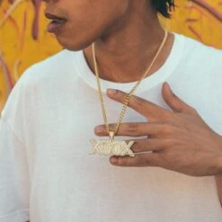 Xbox X King Ice - Xbox Necklace -King Ice xbox x king ice xbox necklace 14k gold 1 2 king ice 23991556210863